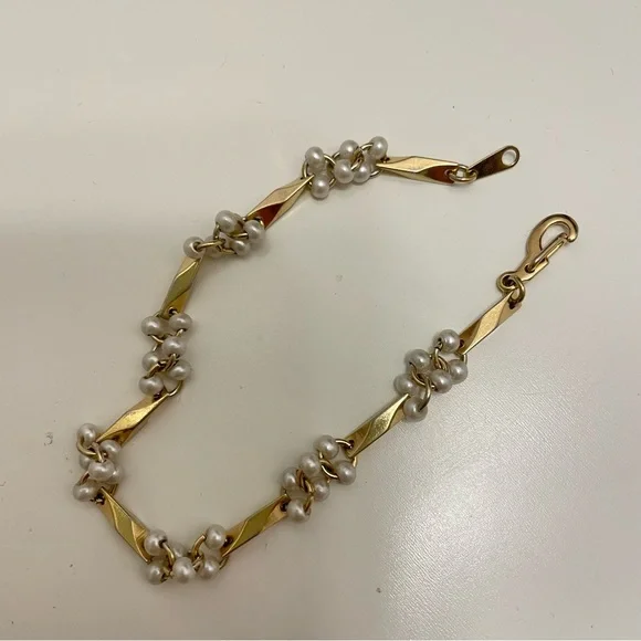 Vintage Faux Pearl Mermaid Core Summer Beach Preppy Classic Vacation Bracelet - Picture 2 of 7